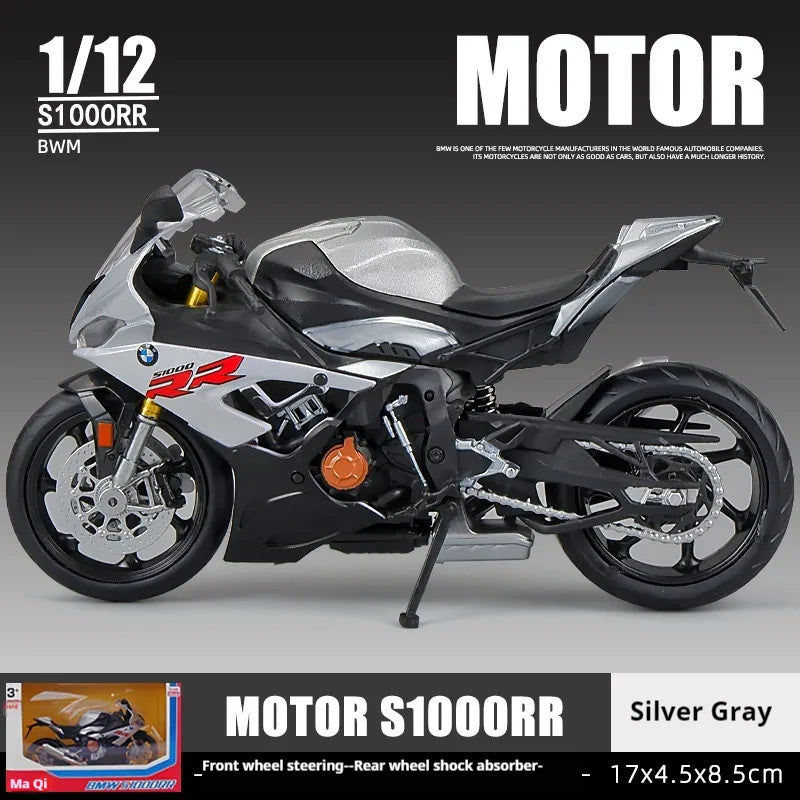 ποΈ: Realistic Alloy Motorcycle Toy - Premium Die-Cast Children's Collectible