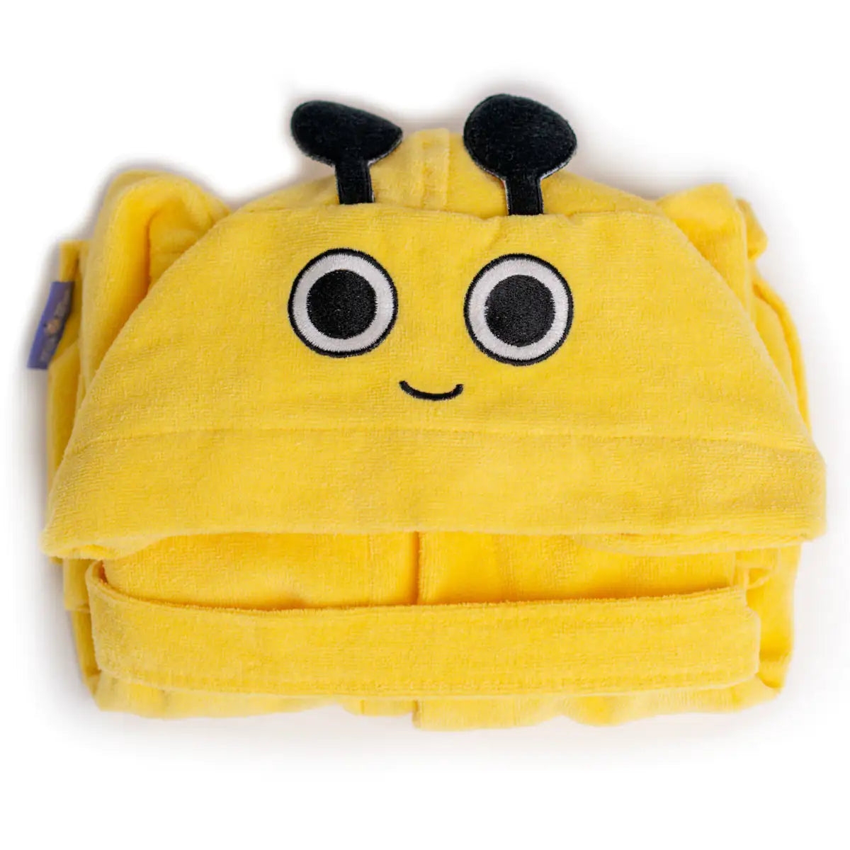 π: Milk&Moo Buzzy Bee Velvet Hooded Bathrobe - Luxurious Kids Robe