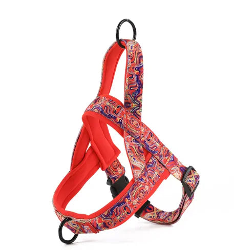 🦮: Dog Harness with Leash - Comfortable Chest Strap Walking Set
