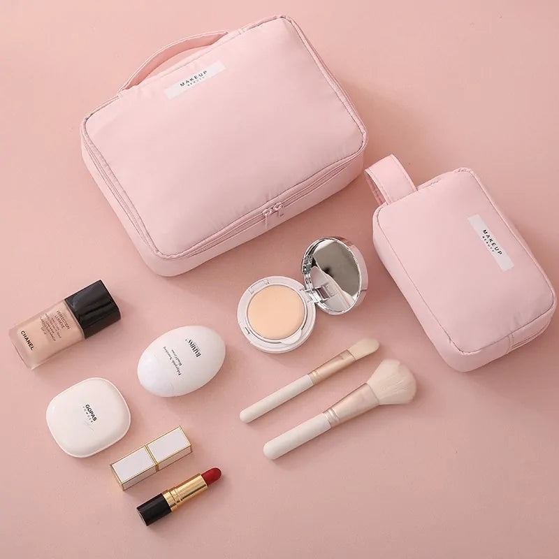 π: Stylish Makeup Bag Organizer - Beauty Essentials Storage