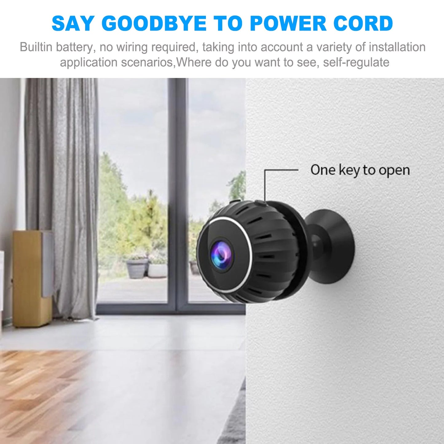 πΆ Mini Hidden Spy Nanny Camera - Wireless WiFi Home Security HD 1080P DVR