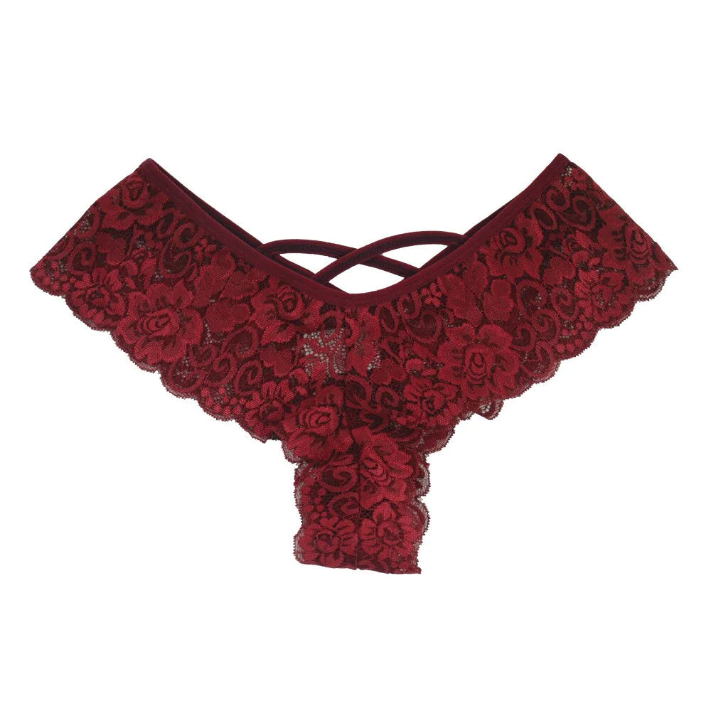 💋: 4-Pack Women's Lace Underwear Set - Sexy Lingerie Collection Plus Size