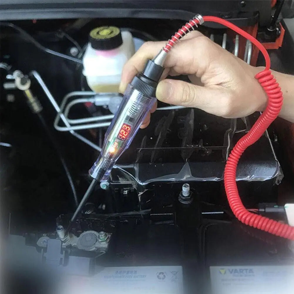⚡ Digital Electric Voltage Circuit Tester - Automotive Test Light 6-24V