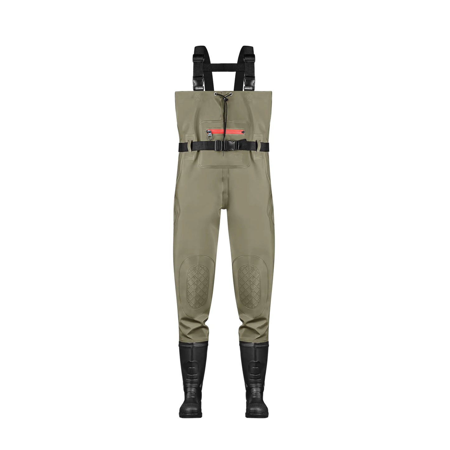 🥾: TerraTrax Fishing Chest Waders - Waterproof PVC Bootfoot Waders Size 12