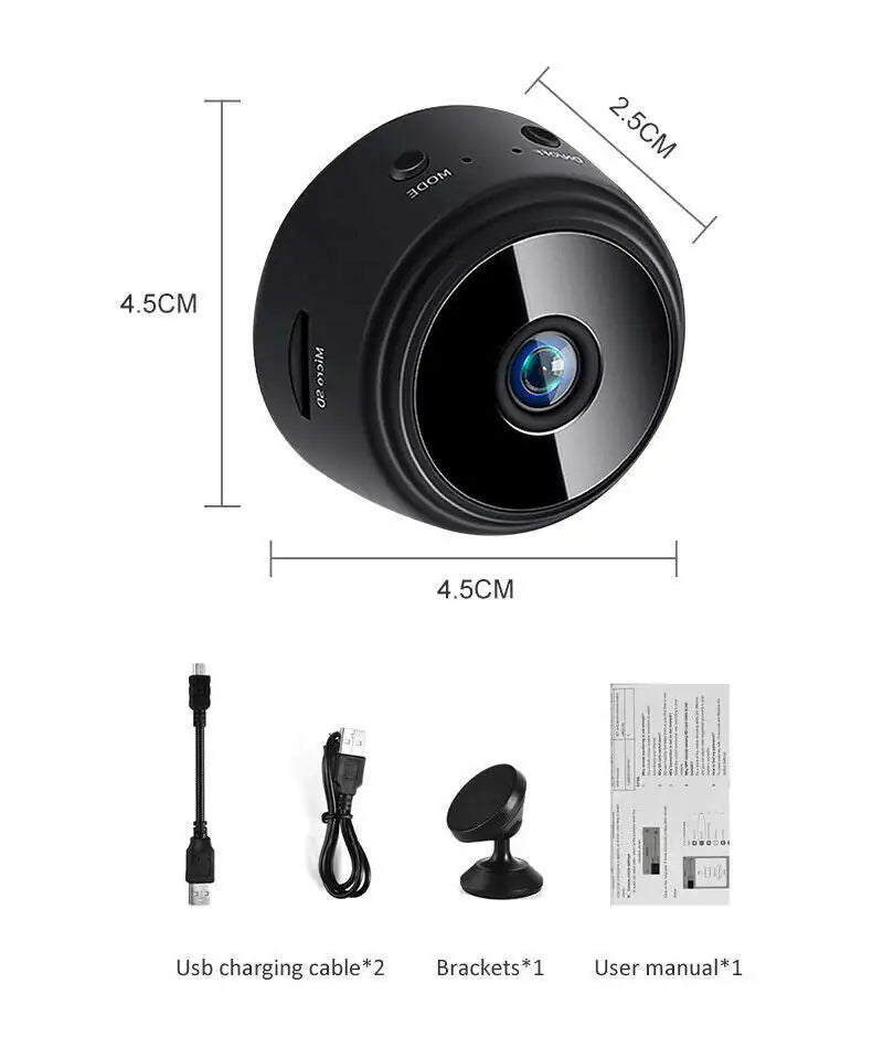 πΉ Mini Wireless Hidden Camera - WiFi IP Home Security DVR with Night Vision 1080P