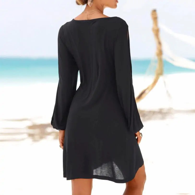👗: Breezy Beach Mini Dress - Casual Summer Resort Style
