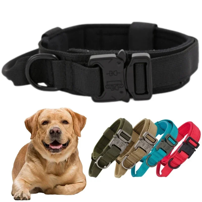 🎖️: Durable Tactical Dog Collar Leash - Military-Grade Walking Set