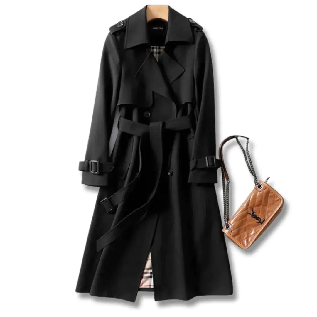 🧥: Classic Trench Coat - Timeless Double-Breasted Outerwear