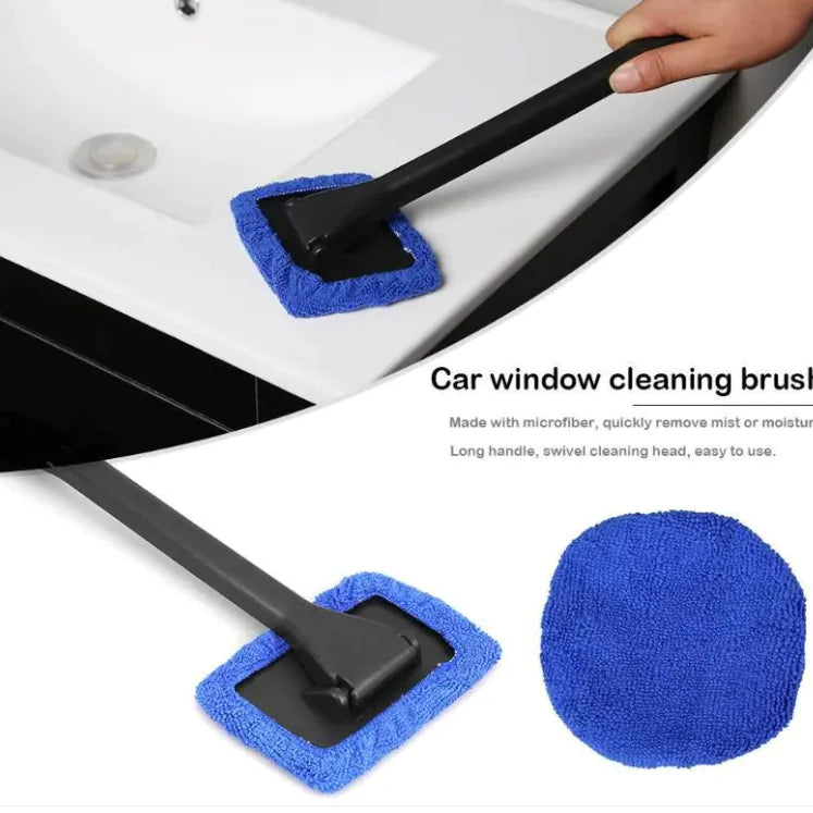 🚗 Car Window Brush - Professional Cleaning Tool with Ergonomic Handle