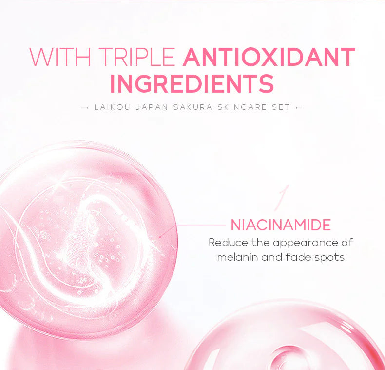 ๐ธ SAKURA Moisturizing Face Cream Skin Care Kit - Japanese Cherry Blossom Beauty