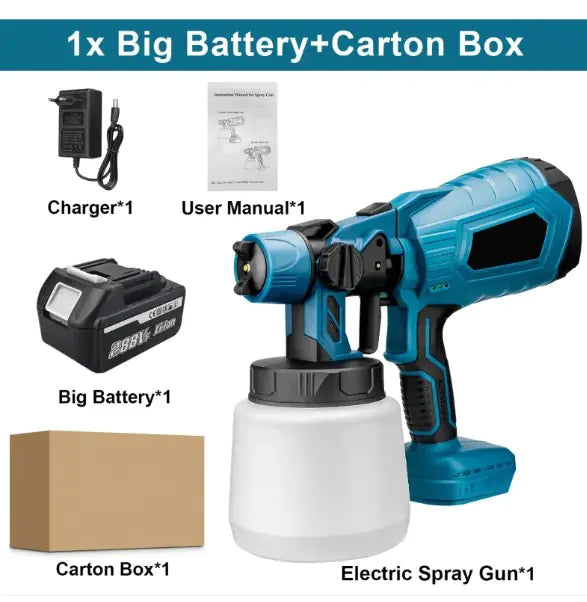 π¨: Wireless Paint Sprayer - Cordless Electric Paint Gun for Professional Results