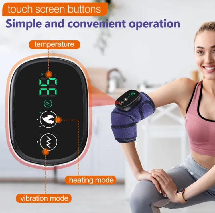 π₯ Heating Massage Knee Pads - Therapeutic Heat & Vibration Therapy