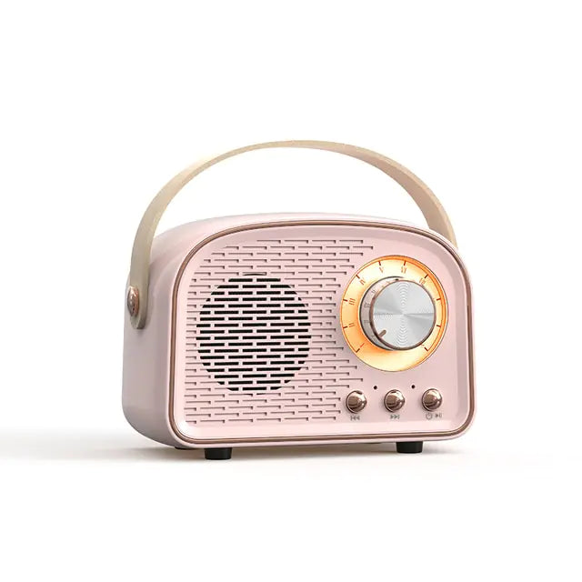π» Retro Mini Bluetooth Speaker - Vintage Style with Modern Wireless Technology