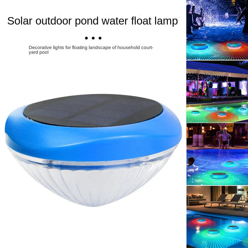 π Solar LED RGB Floating Pool Lights - Waterproof Garden Pond Lamps