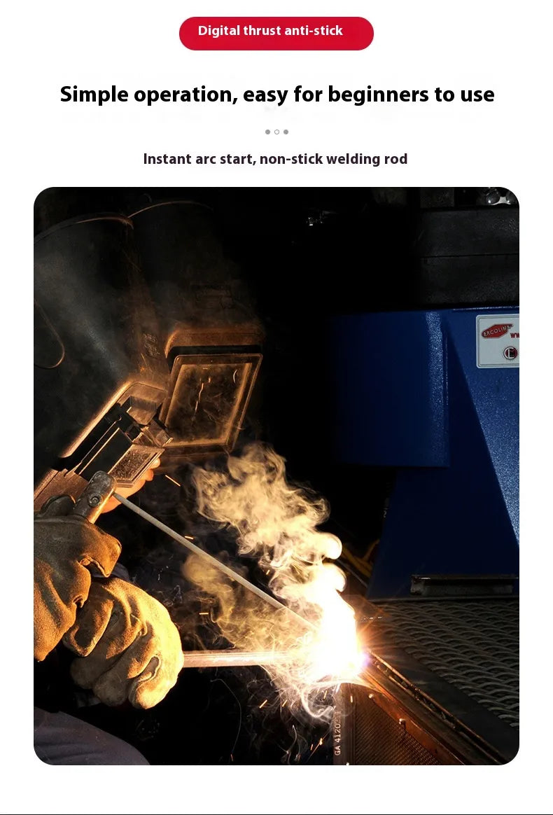 ⚡: 110V Double Voltage Household Welding Machine - Compact Red Home Welder