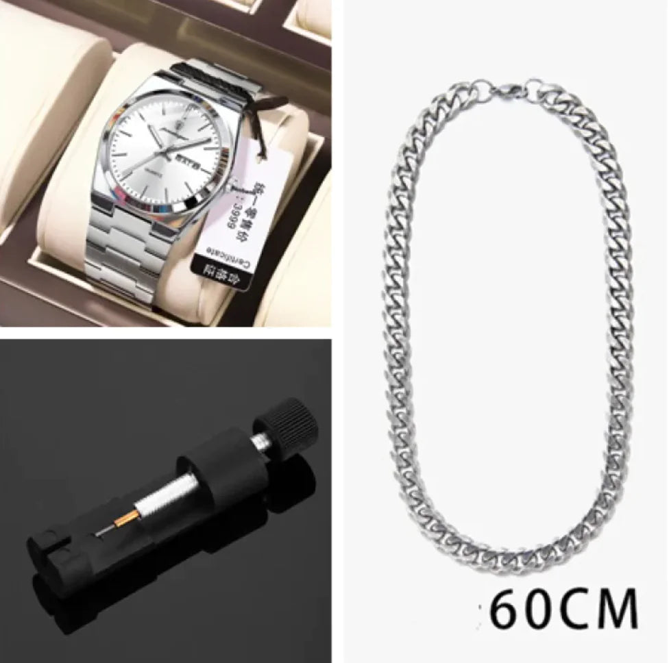 ⌚: Ultra-Thin Waterproof Men's Quartz Watch - 5mm Slim Profile 50M Resistant