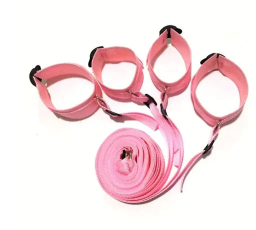 ποΈ Plush Bed Restraint Straps - Comfortable Intimate Bondage System