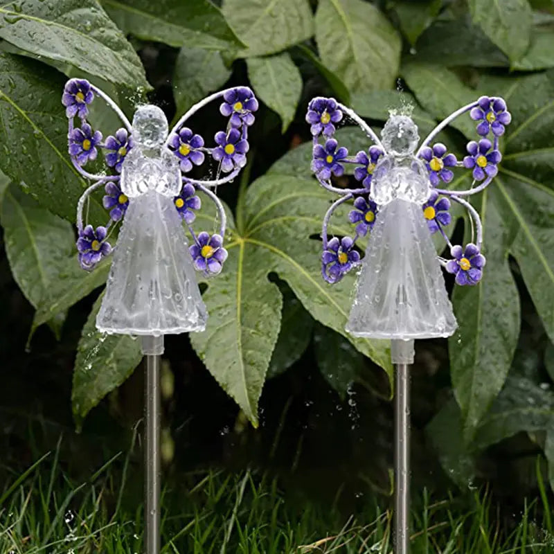 ๐ผ Solar Angel Garden Lights - LED Outdoor Memorial & Decorative Lighting