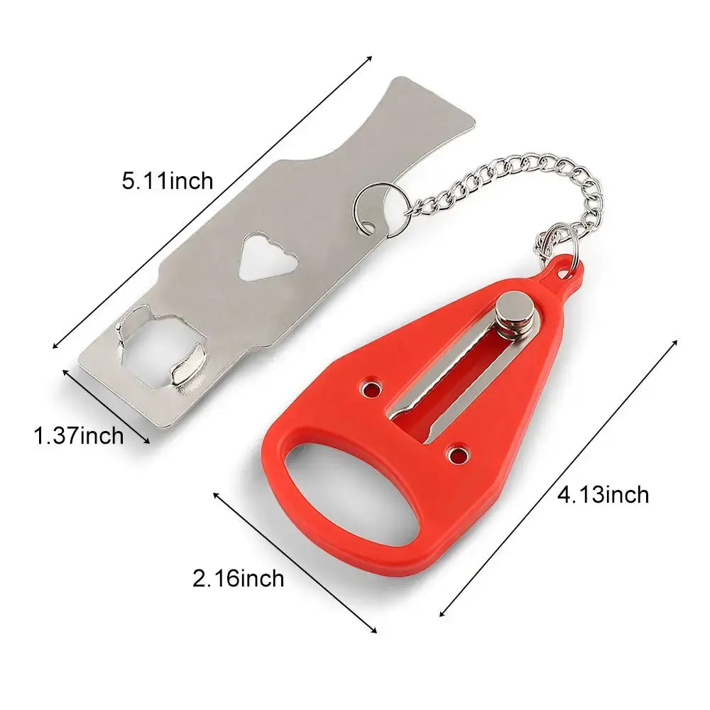 π Portable Metal Door Lock - Anti-Theft Security Device