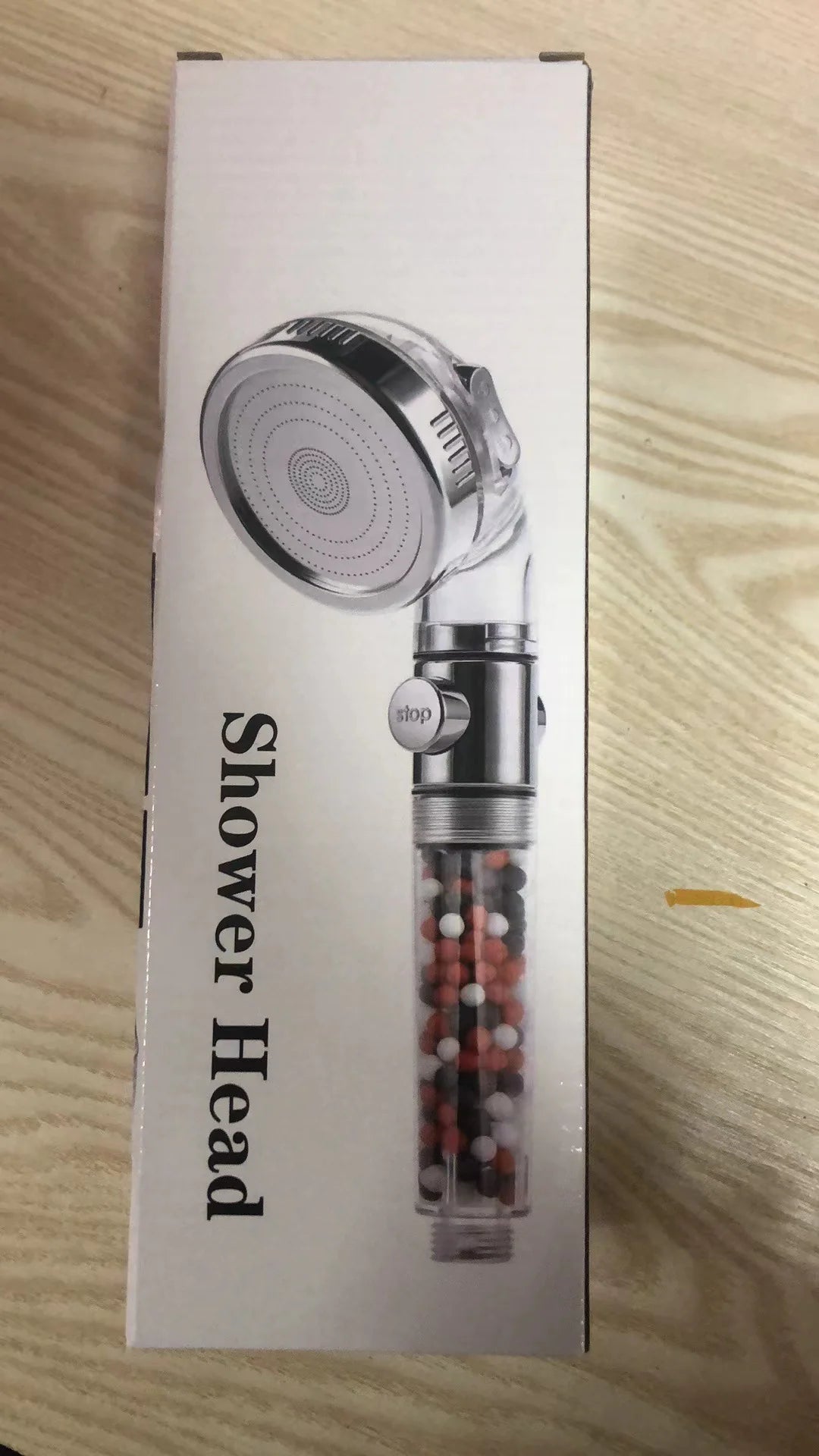 🚿 High-Pressure Negative Ion Shower Head - Wellness Water Technology