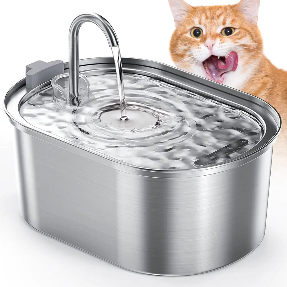 💧: Cat Water Dispenser Stainless Steel - Premium Hydration Station