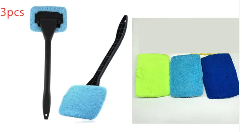 🚗 Car Window Brush - Professional Cleaning Tool with Ergonomic Handle