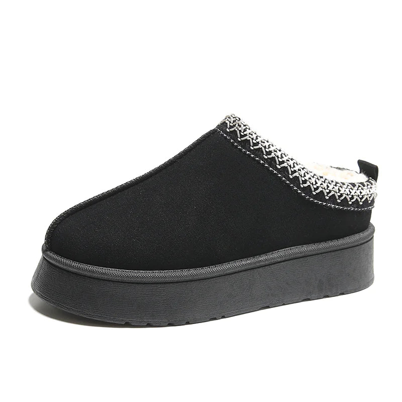 🥿: WinterGlow Women's Slippers - Cozy Plush Winter Comfort Footwear