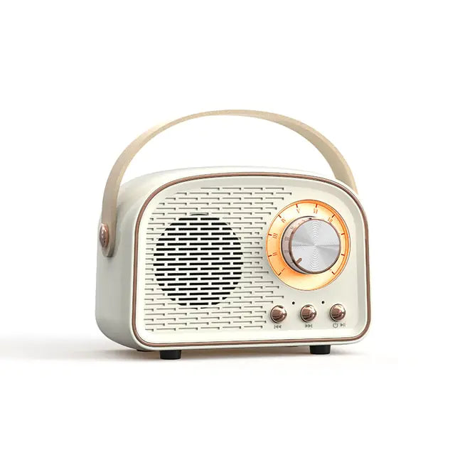 π» Retro Mini Bluetooth Speaker - Vintage Style with Modern Wireless Technology