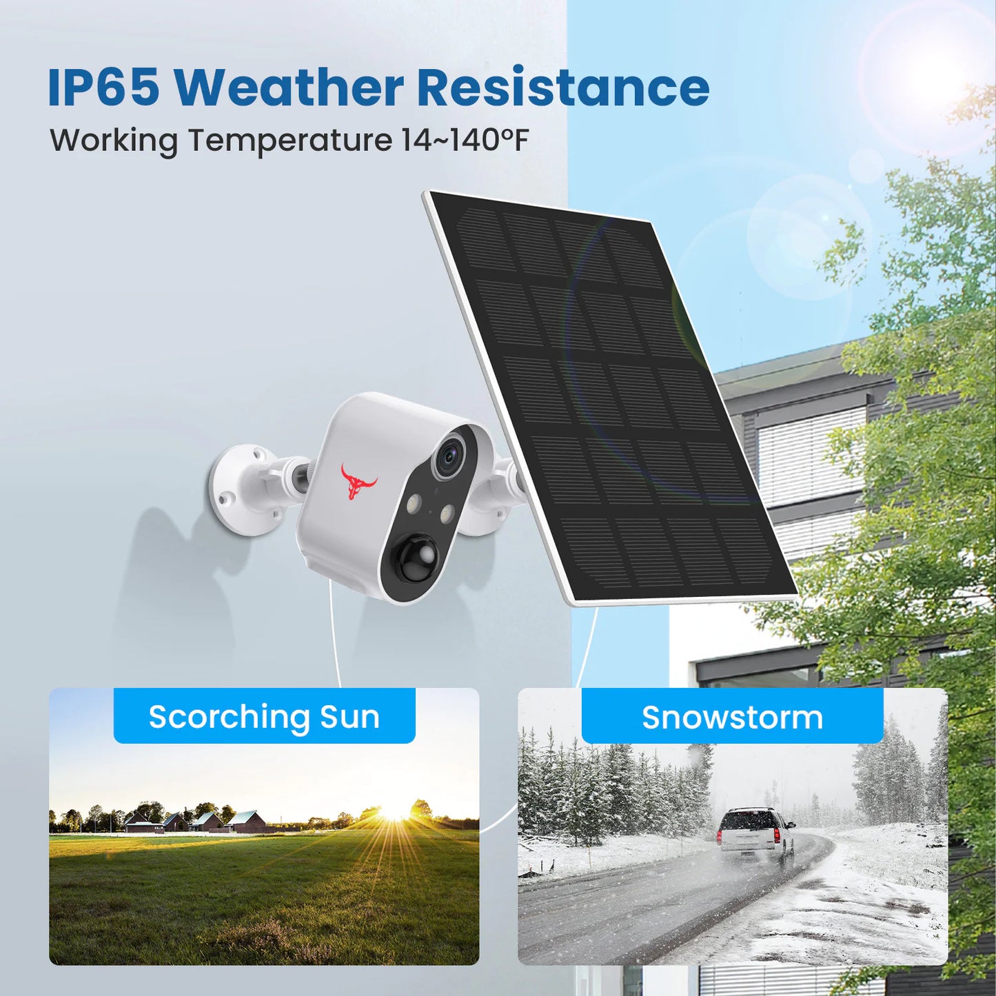 π Wireless Security Camera - Professional Home Surveillance with Night Vision