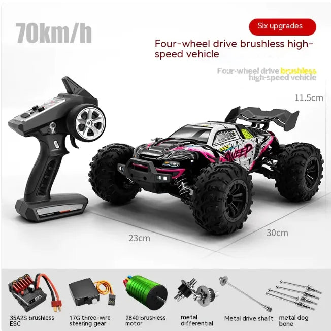 🏎️: Brushless High-Speed Off-Road RC Car - Professional Remote Control Racing Vehicle