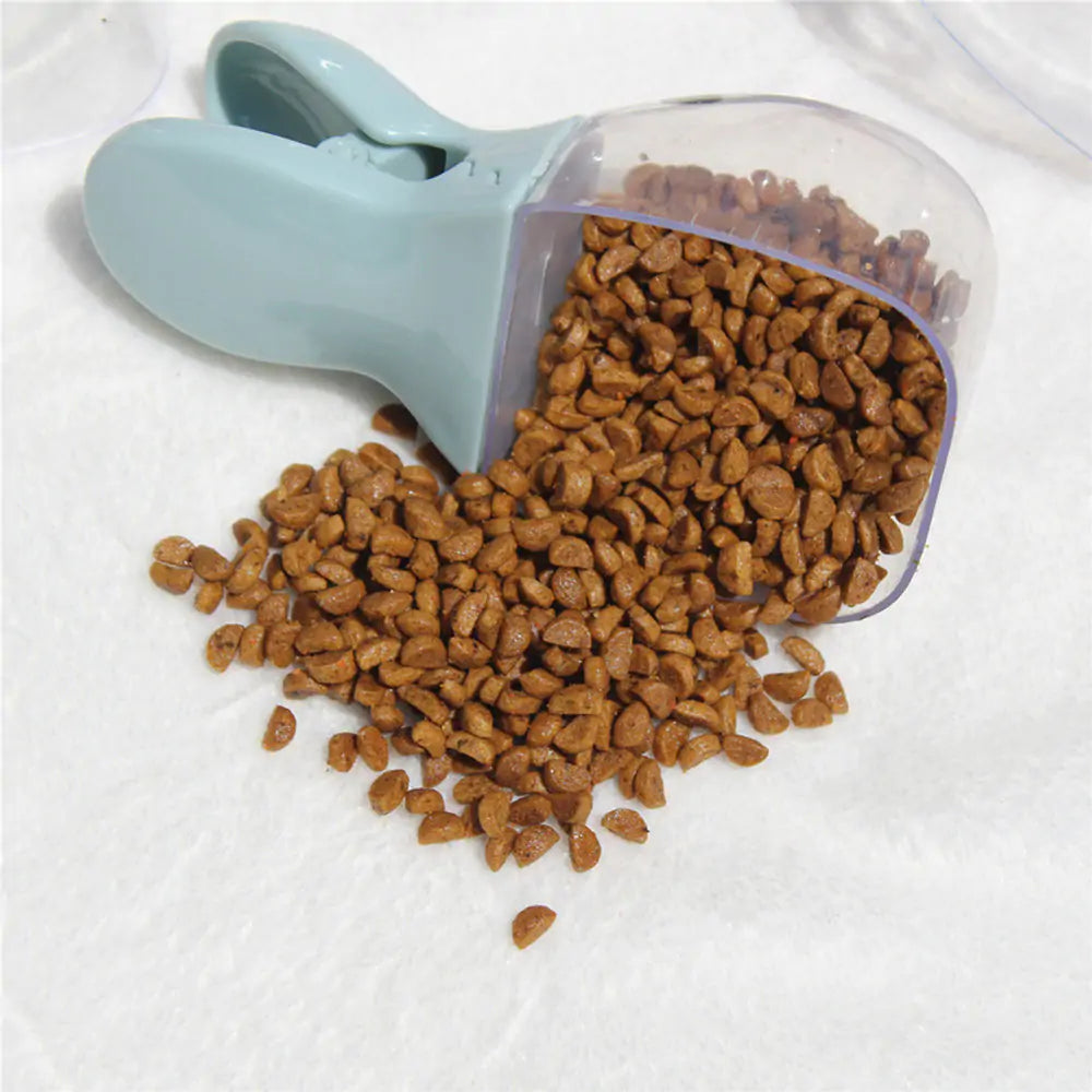 🥄: Pet Food Spoon - Convenient Feeding Scoop with Bag Clip