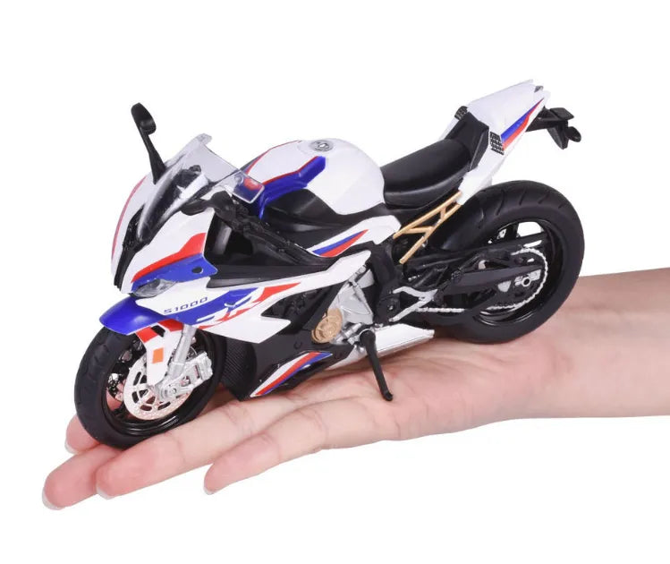 ποΈ: Realistic Alloy Motorcycle Toy - Premium Die-Cast Children's Collectible