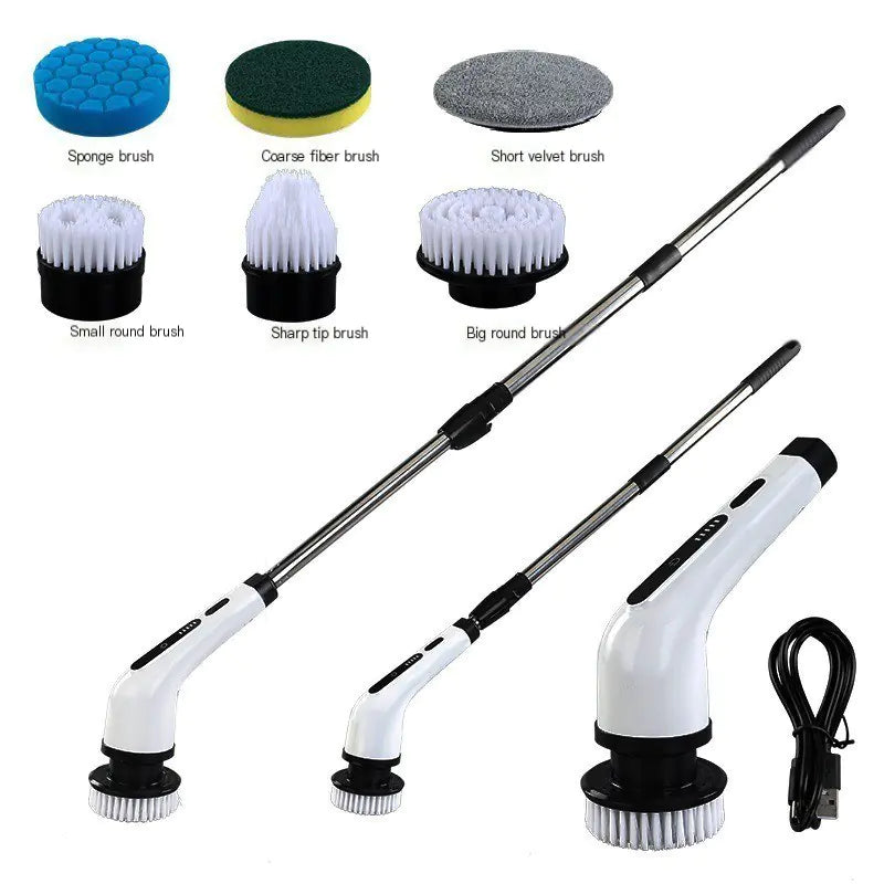 🧹: Extendable Wireless Electric Cleaning Brush Set