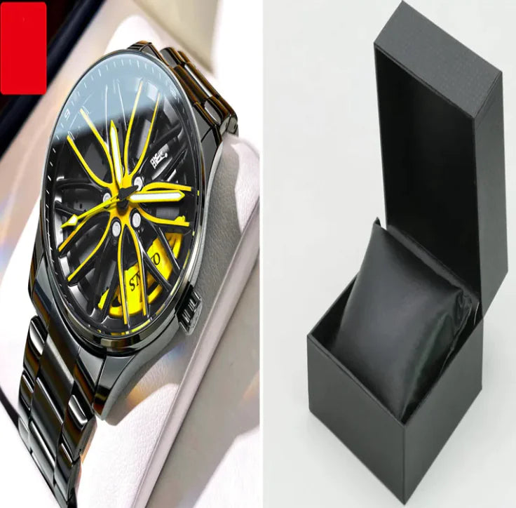 ⌚: Men's Luminous Waterproof Quartz Watch - 30M Resistant Stainless Steel