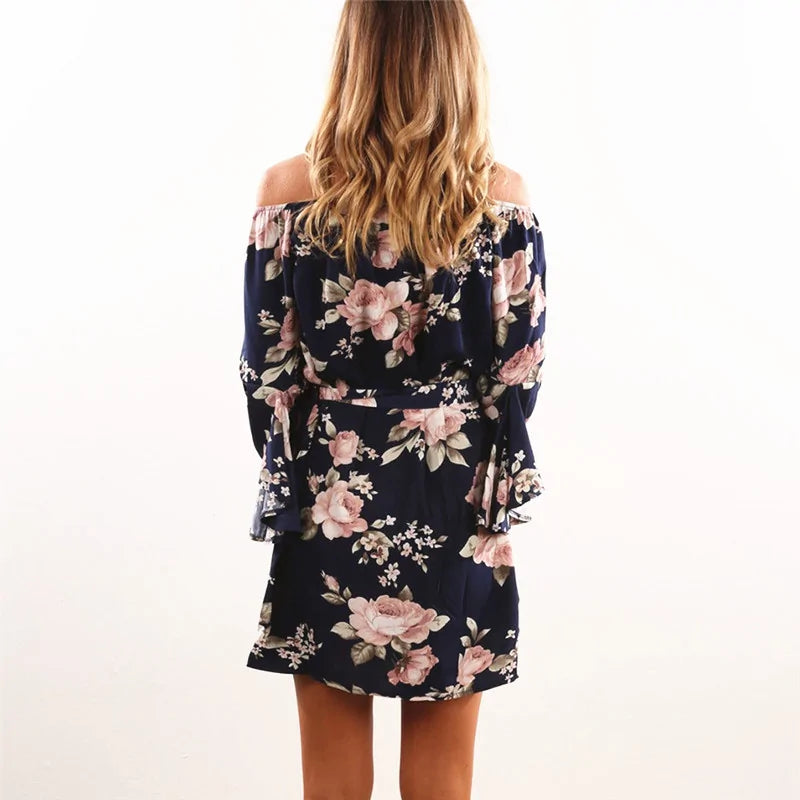 👗: Sexy Off-the-Shoulder Dress - Elegant Strapless Party Dress