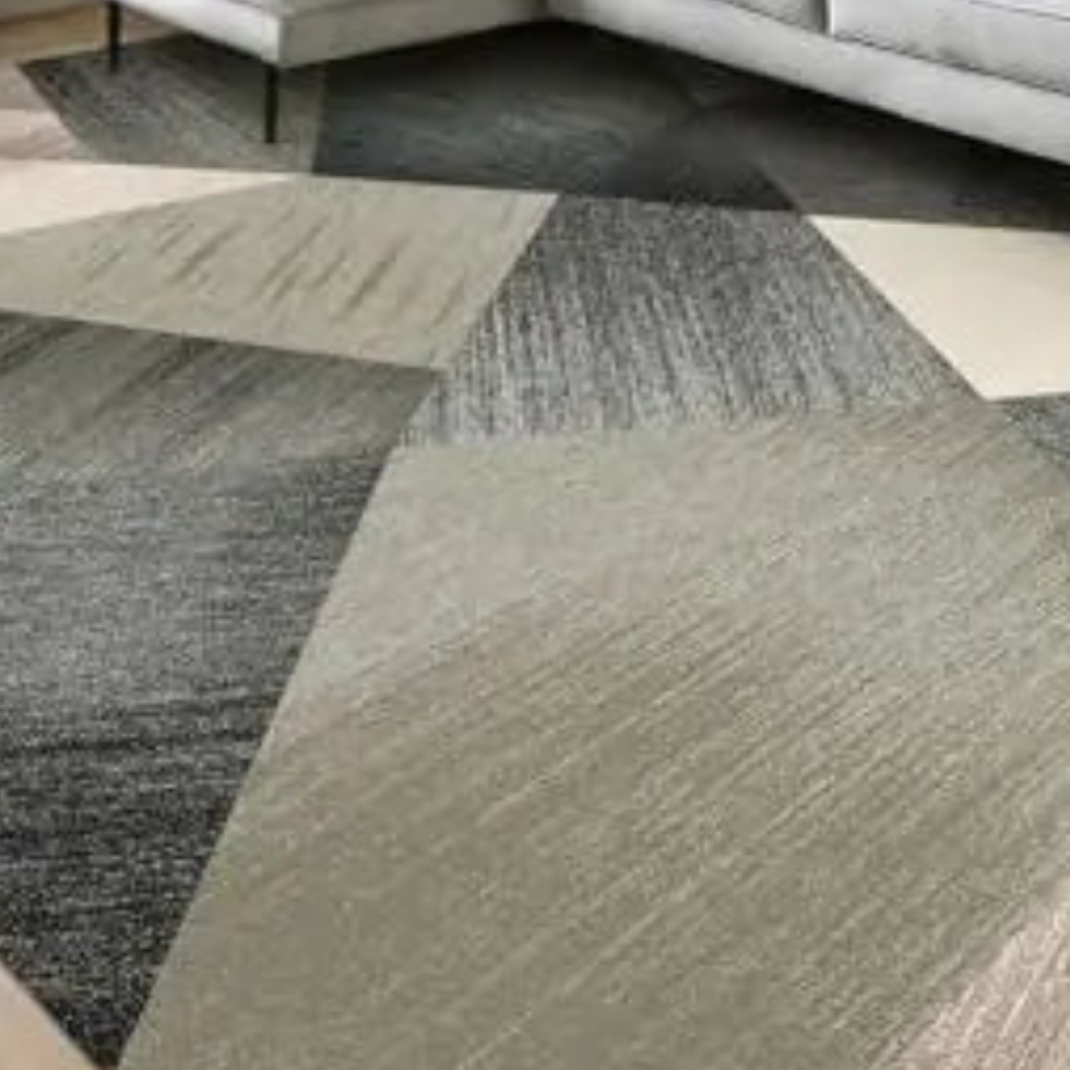 π : HOMFINE 9x12 Geometric Green Area Rug - Washable Modern Luxury