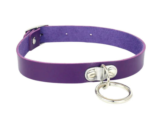 π€: PU Leather Gothic Choker with Chain - Edgy Fashion Statement