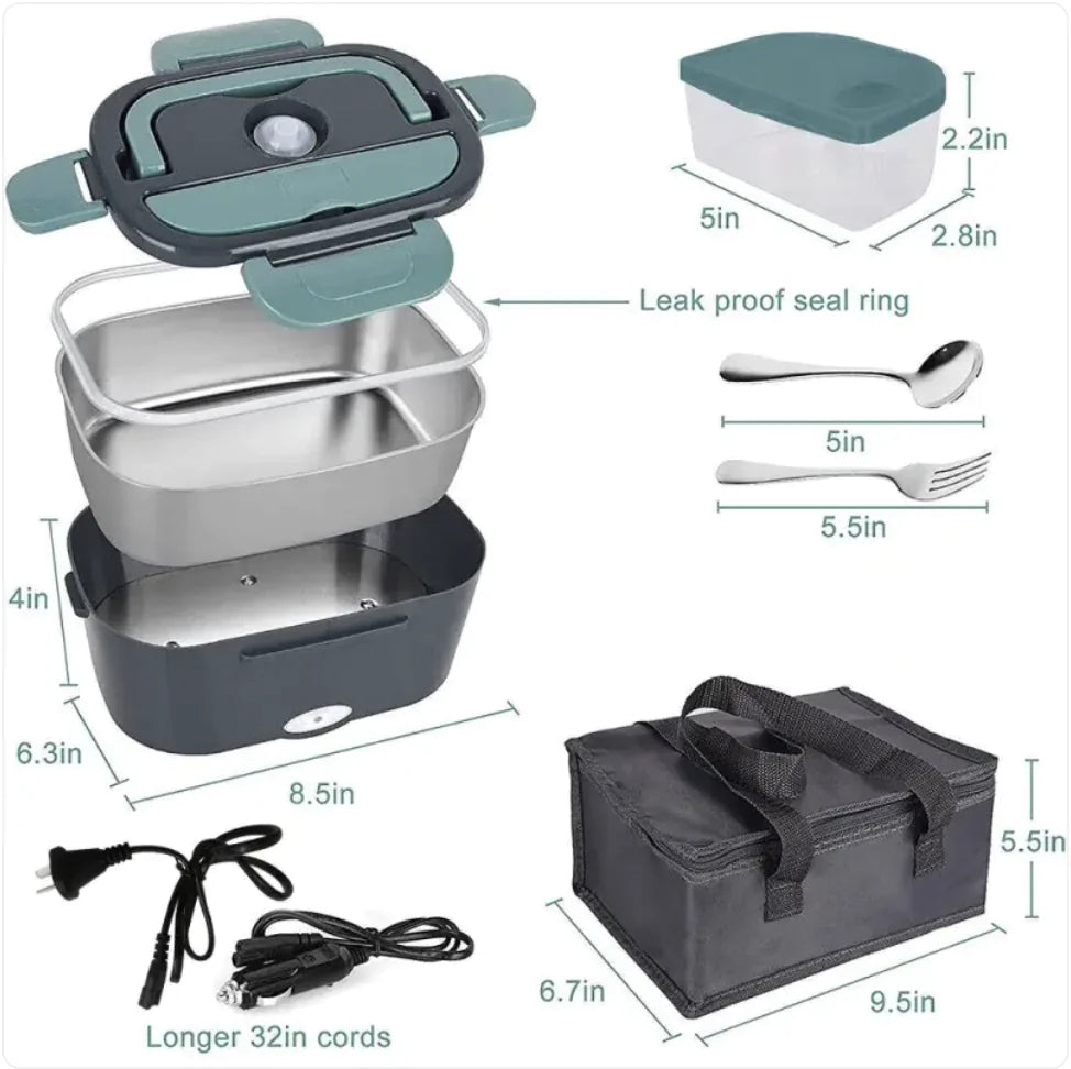 🍱: Portable Electric Lunch Box Food Warmer