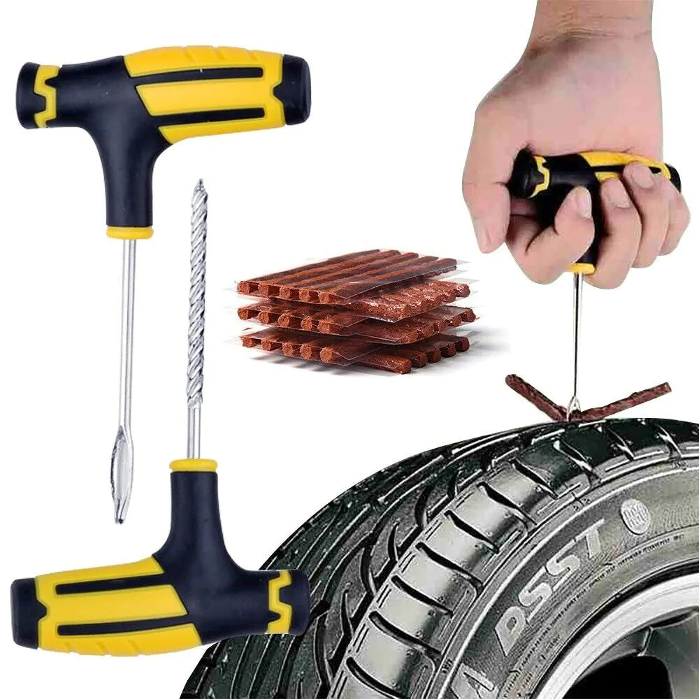π§ 68-Piece Tire Repair Kit - DIY Flat Tire Fix for Car Truck Motorcycle