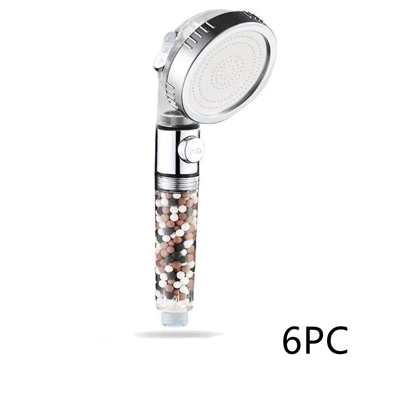 🚿 High-Pressure Negative Ion Shower Head - Wellness Water Technology