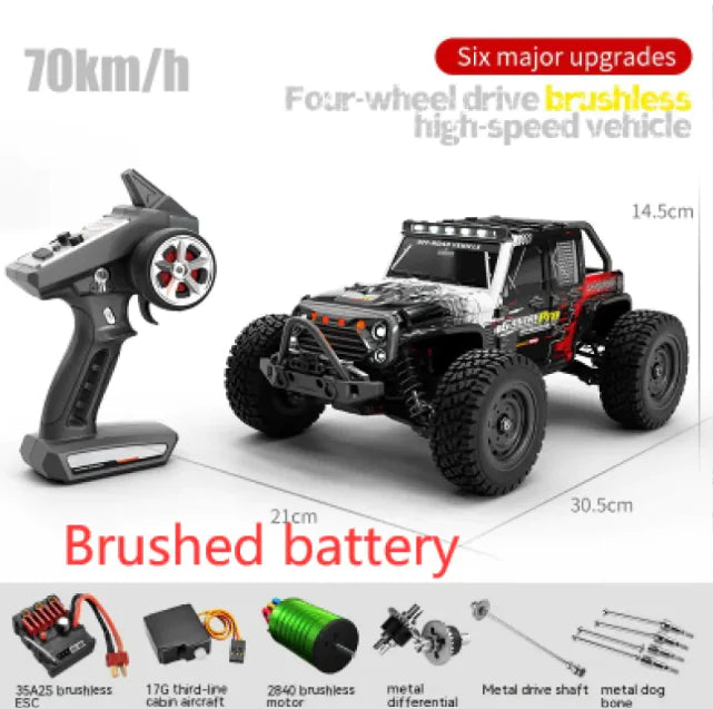 🏎️: Brushless High-Speed Off-Road RC Car - Professional Remote Control Racing Vehicle