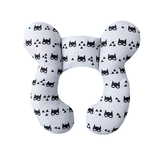 🍼 Cartoon Baby U-Shape Neck Pillow - Soft Travel Support with Adorable Designs