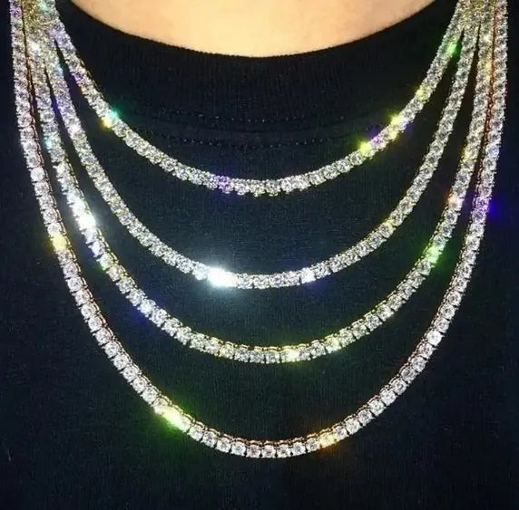 💎: Iced Out Bracelet Necklace