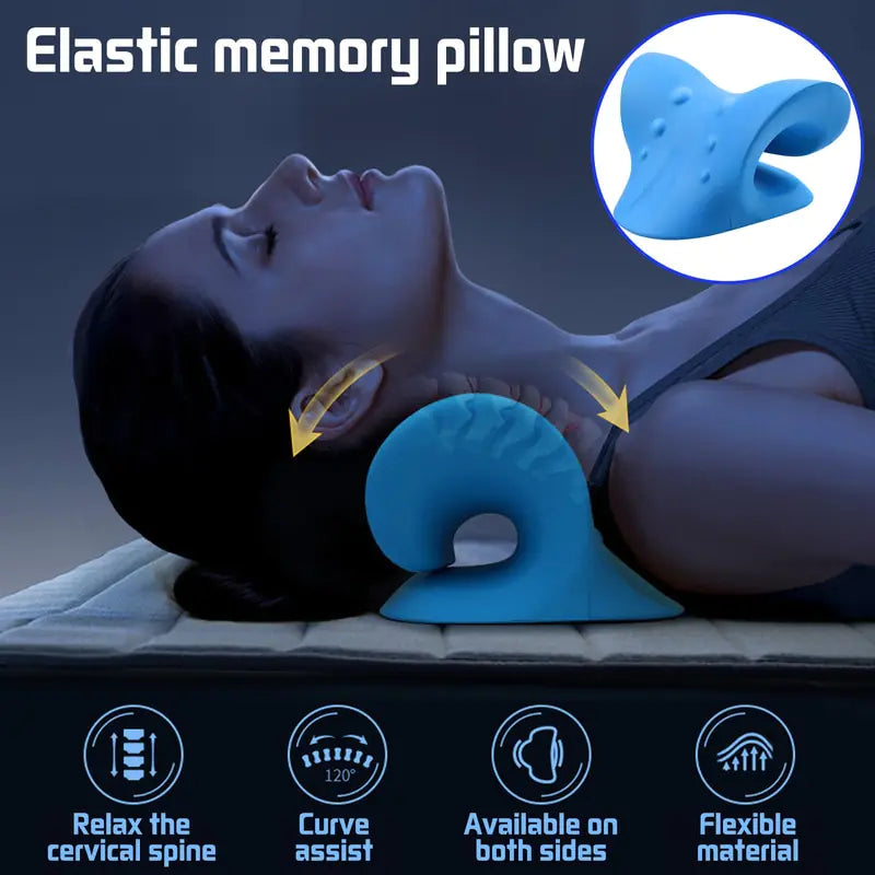 π: Neck Stimulator Pillow Massager - Therapeutic Sleep Support Device