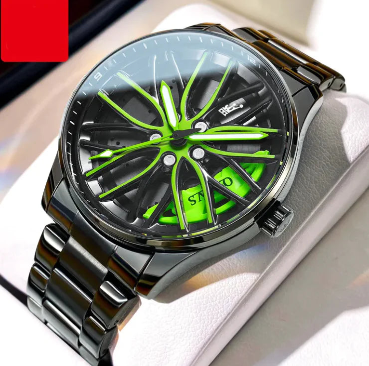 ⌚: Men's Luminous Waterproof Quartz Watch - 30M Resistant Stainless Steel