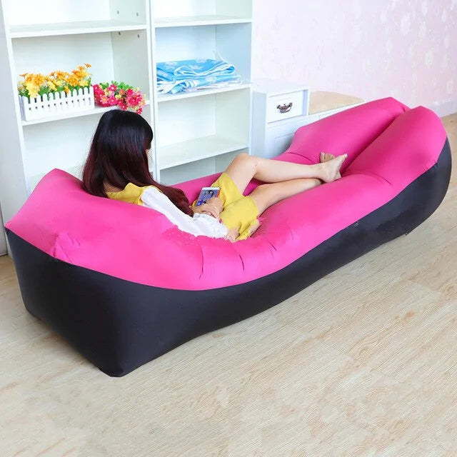 ποΈ: Beach Lounge Inflatable Bag - Portable Comfort for Outdoor Relaxation