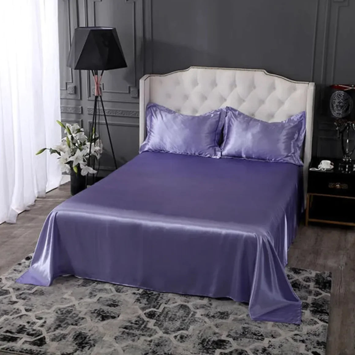 🛏️: Pure Ice Silk Bed Linen - Luxury Cooling Bedding Set