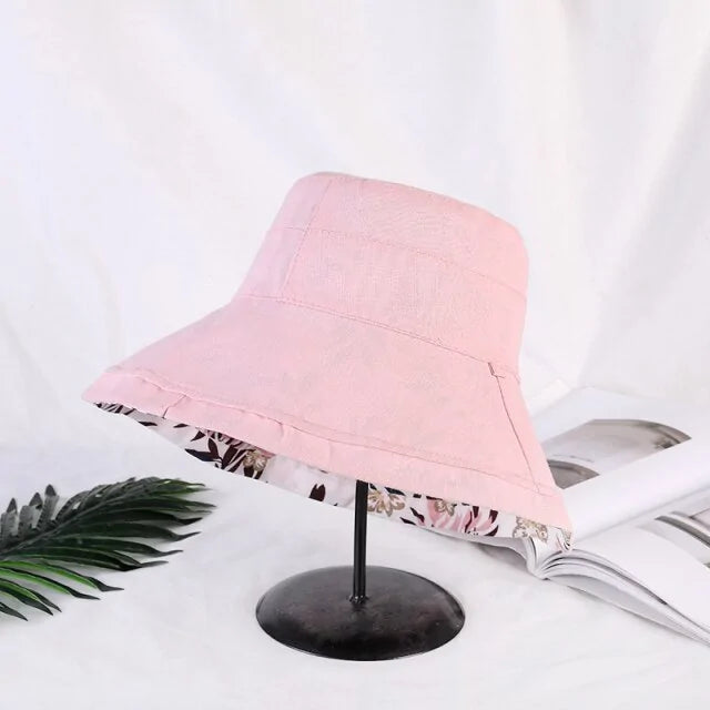 π: Reversible Beach Sun Hats - Two-in-One Summer Style