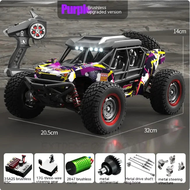 🏎️: Brushless High-Speed Off-Road RC Car - Professional Remote Control Racing Vehicle