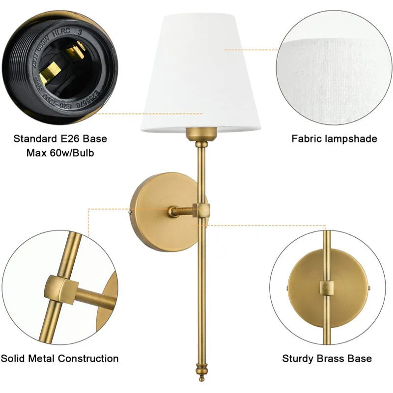 💡: Modern Nordic Wall Lamp - Minimalist Metal Design Bedroom Living Room